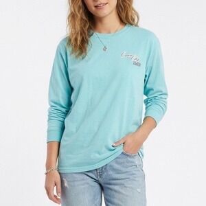 Sunsations T-Shirt Unisex Large Blue Ocean City, Maryland Graphic Long Sleeve